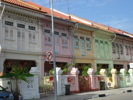 Singapour - maisons peranakan