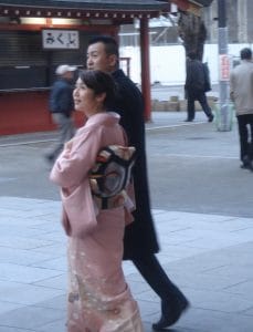 Femme en Kimono