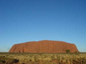 Le rocher sacré d'Uluru