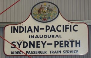 Le train Sydney Perth