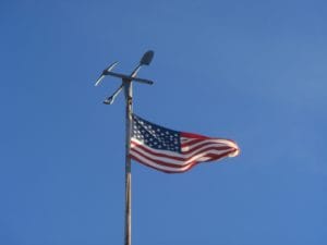 Le drapeau des Etats-Unisaux 13 rayures