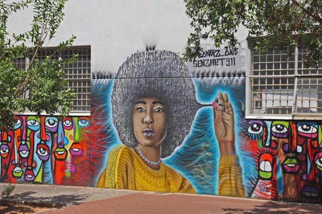 Art de la rue à Maboneng, photo S.Batazzi